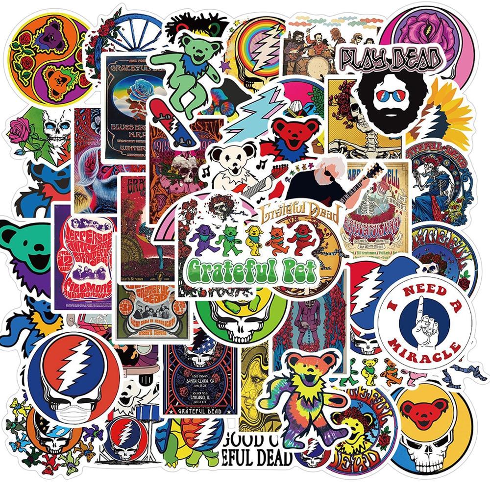 Grateful Dead Rock Band Stickers