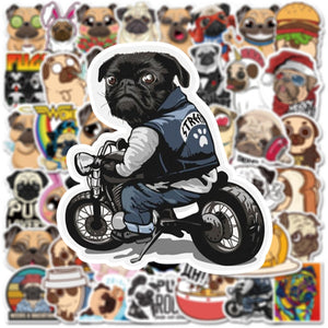 Pug Dog Stickers