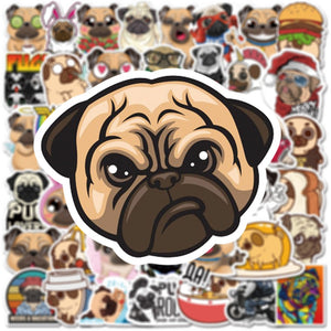 Pug Dog Stickers