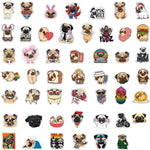 Pug Dog Stickers