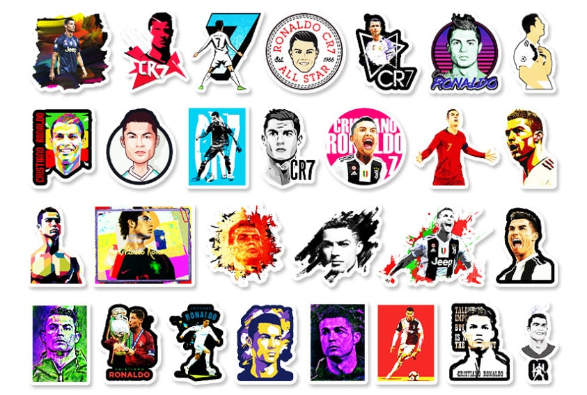 Sports Star Ronaldo Stickers