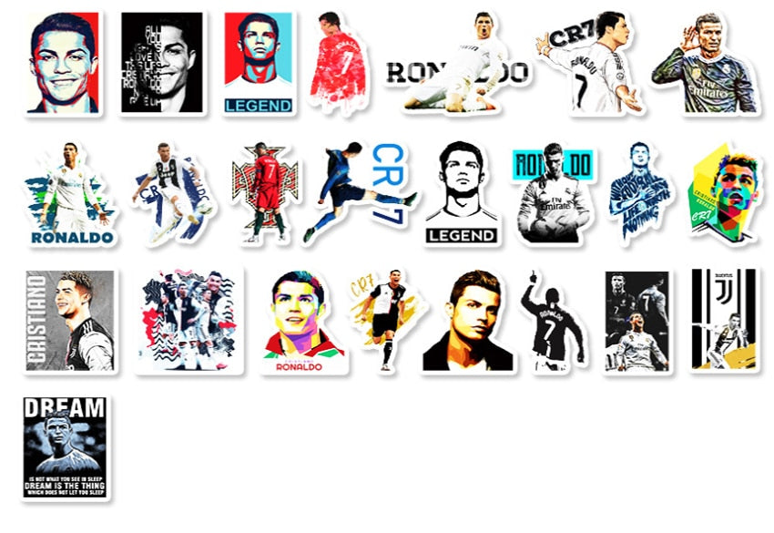 Sports Star Ronaldo Stickers