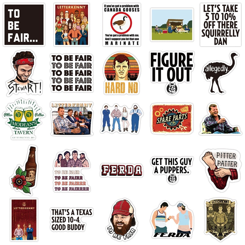 Letterkenny Comedy TV Stickers