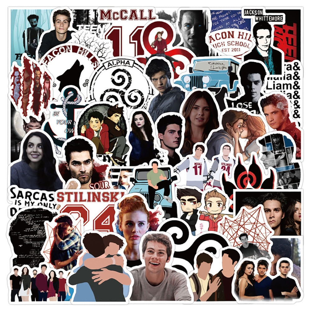 Teen Wolf Classic TV Show Stickers