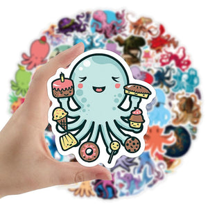 Octopus Sea Stickers