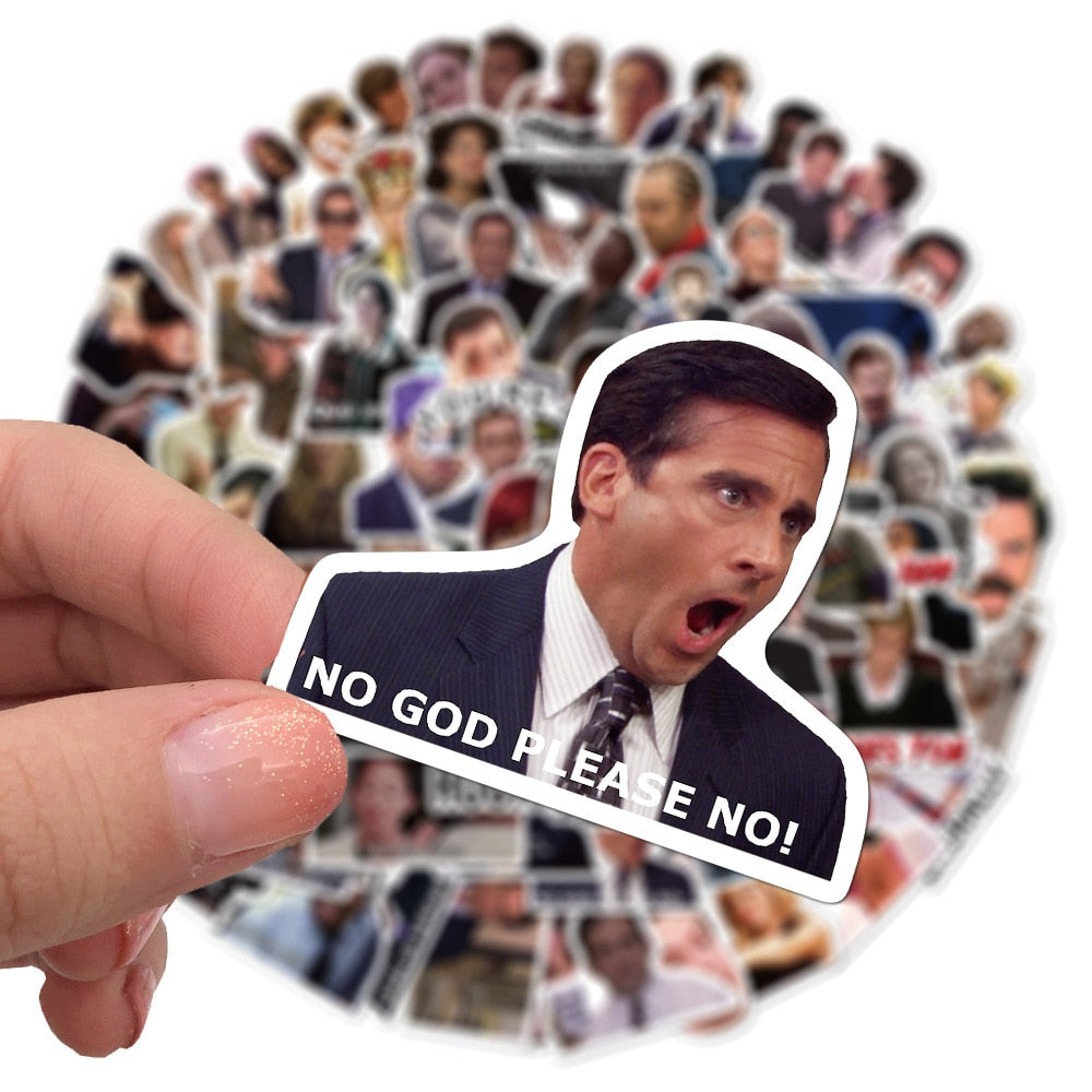 Office TV Show Facial Expression Stickers