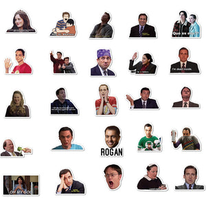 Office TV Show Facial Expression Stickers