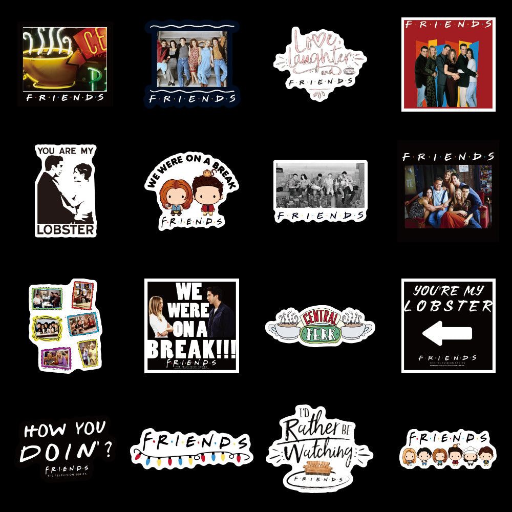 Friends OFFICE TV SHOW Stickers