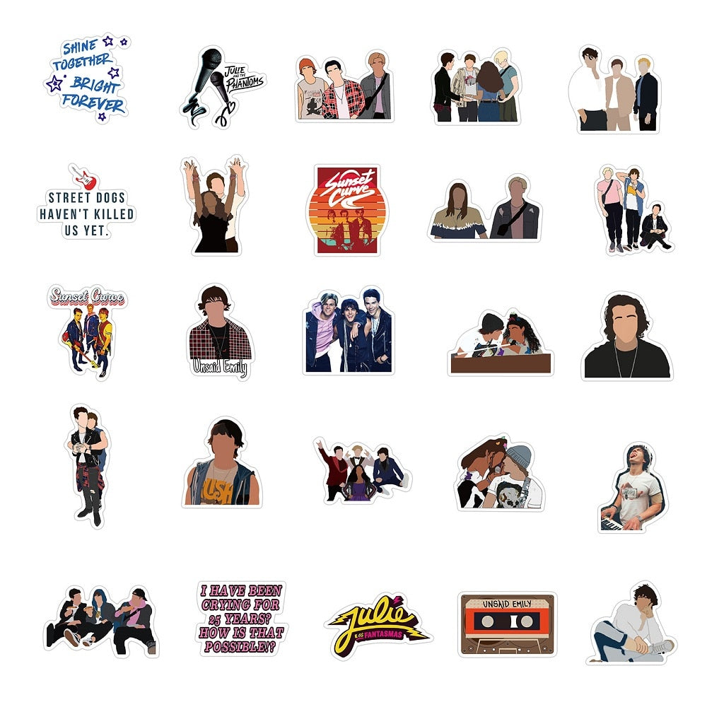 Julie and the Phantoms Classic TV Show Stickers