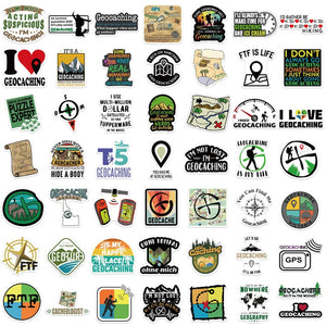 Outdoor Geocaching Stickers