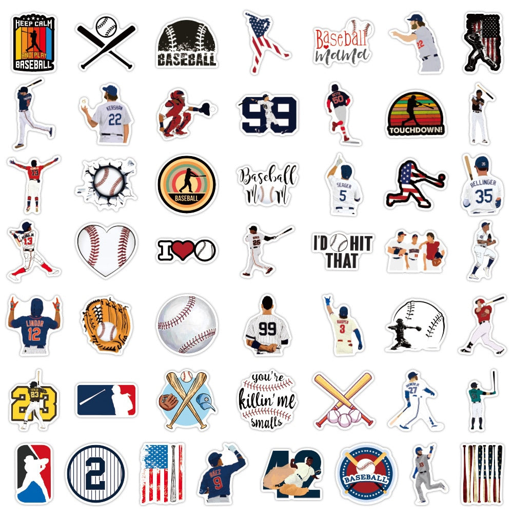 Baseball Cool Sport Stickers