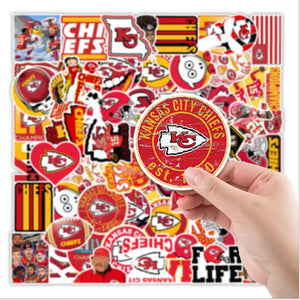 Kansas City Chiefs Rugby Stickers