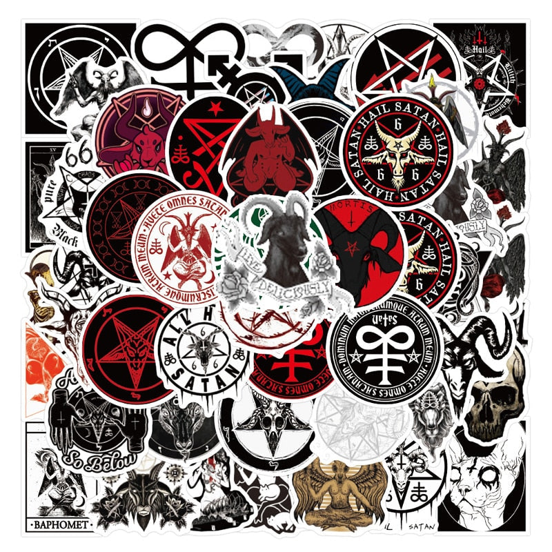 Skull Satan Devil Stickers