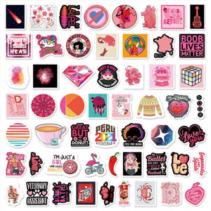 Aesthetic Pink Stickers