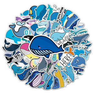 Whale Ocean Animal Stickers