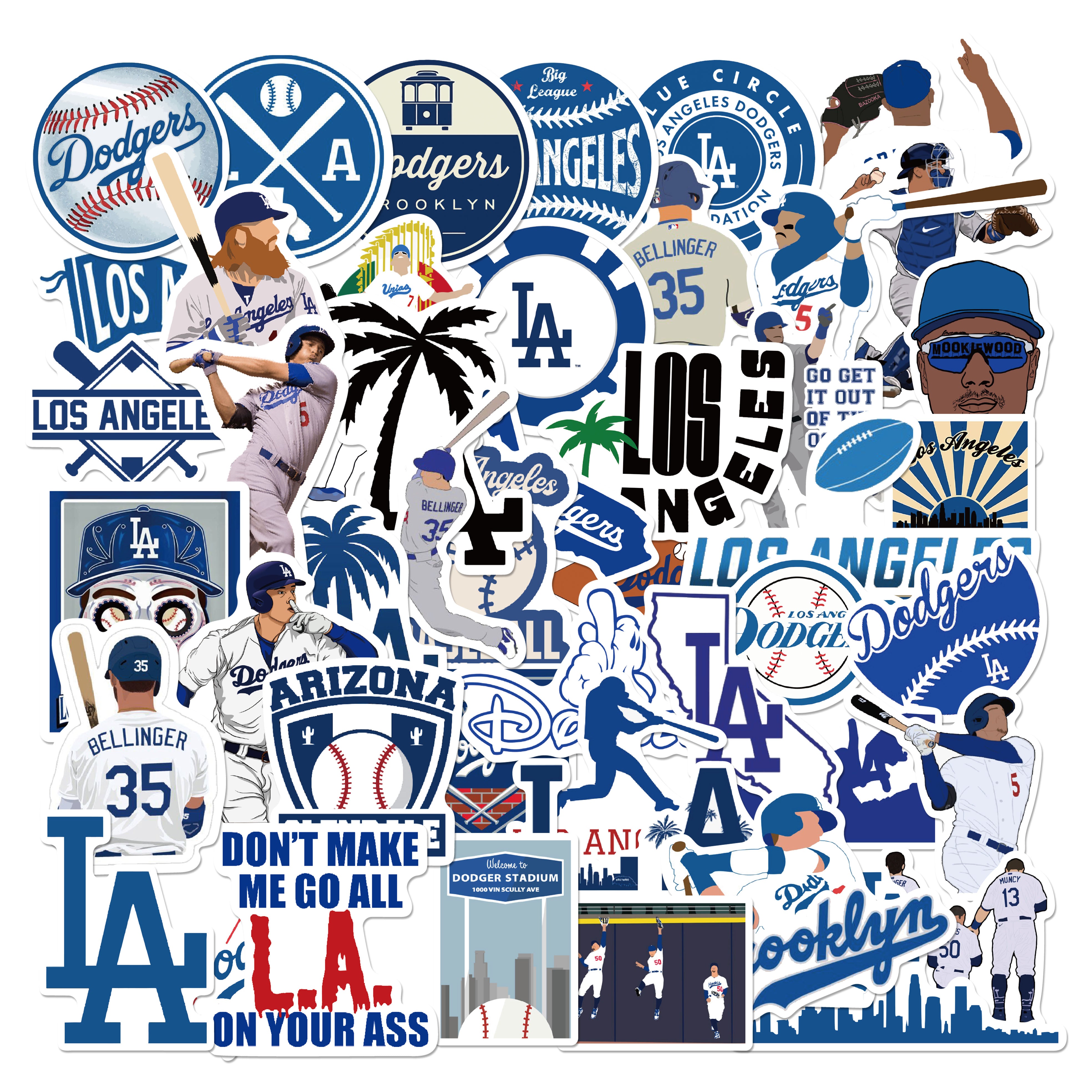 Los Angeles LA Dodgers Stickers