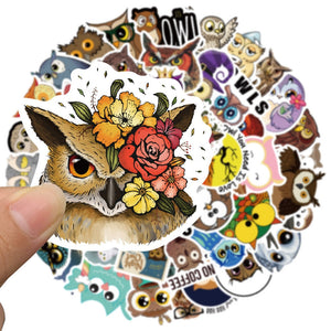 Owl Series Brid Stickers