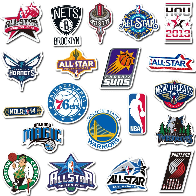 Nba Team Logo Stickers