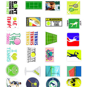 Tennis Ball Sports Competition Stickers