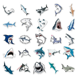 Shark Attack Stickers