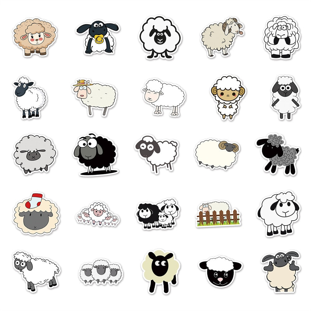 Lamb Sheep Stickers