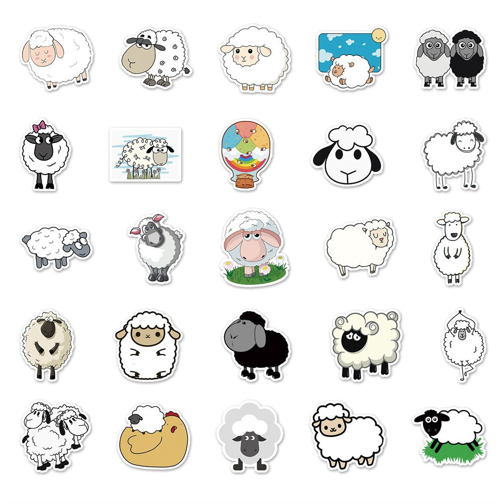 Lamb Sheep Stickers