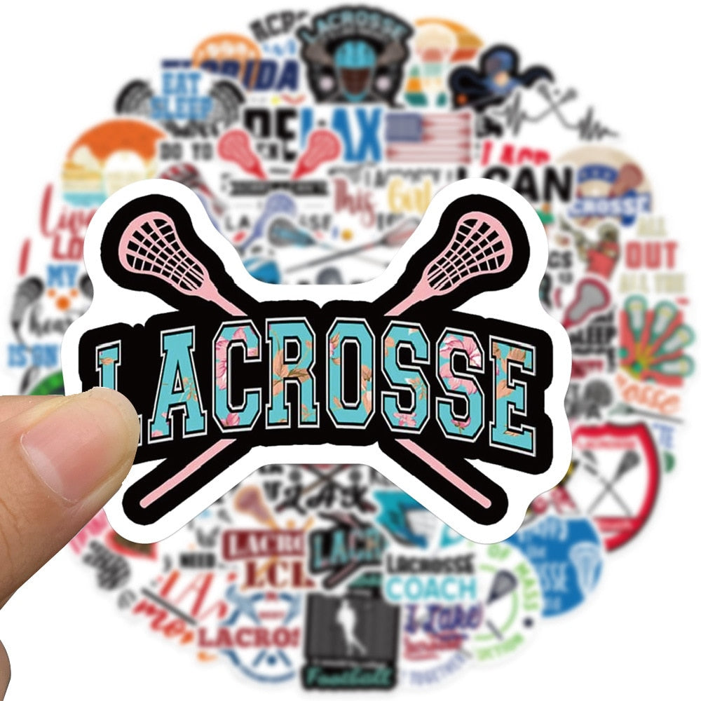 Lacrosse Sports Stickers