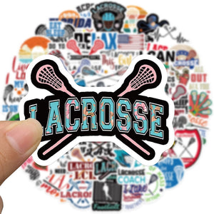 Lacrosse Sports Stickers