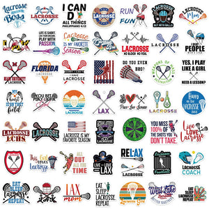 Lacrosse Sports Stickers