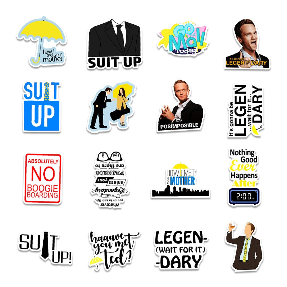 How I Met Your Mother Stickers