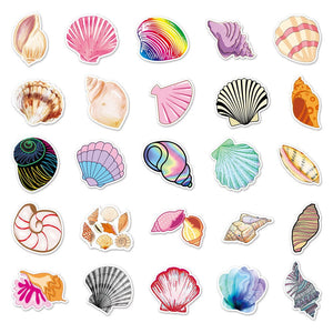 Shells of marine animals Stickers