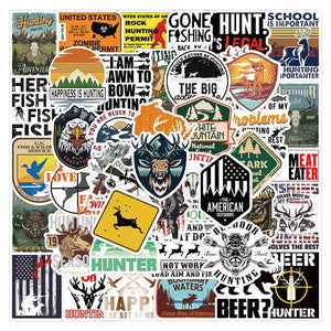 Go Hunting Animal Stickers