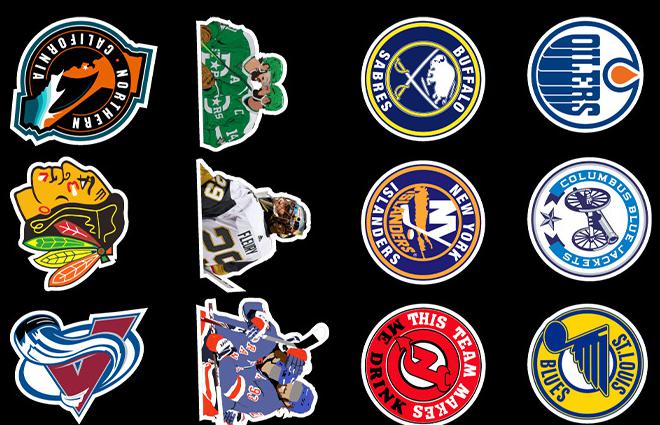 Ice Hockey Team Sports Competition Stickers