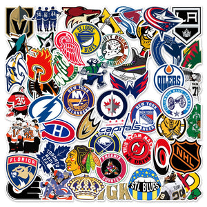 Ice Hockey Team Sports Competition Stickers