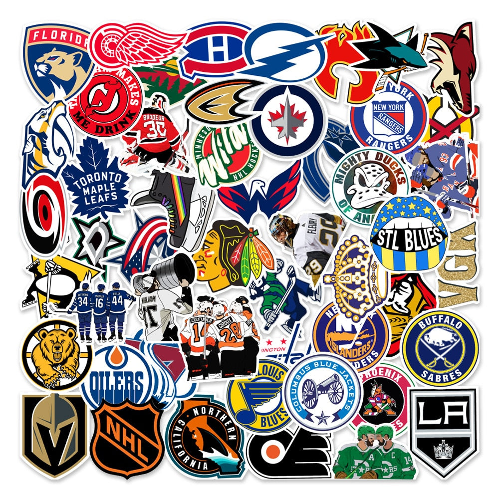 Ice Hockey Team Sports Competition Stickers