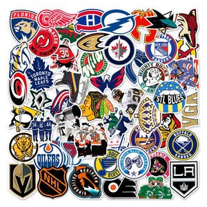 Ice Hockey Team Sports Competition Stickers