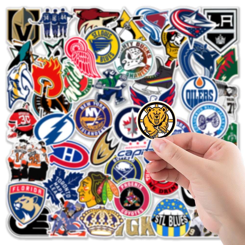 Ice Hockey Team Sports Competition Stickers