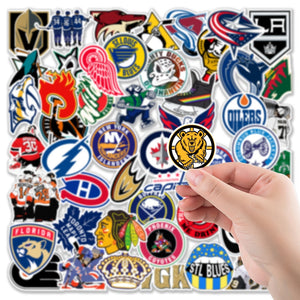 Ice Hockey Team Sports Competition Stickers