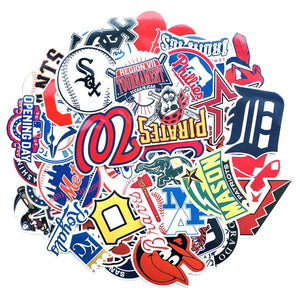 Baseball League Logo Ball Sport Stickers