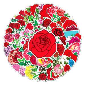 Rose Pretty Flowers Stickers