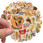 Golden Retriever Dachshund Stickers