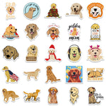 Golden Retriever Dachshund Stickers