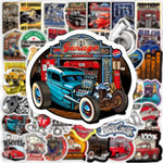 Classic Car Theme Stickers