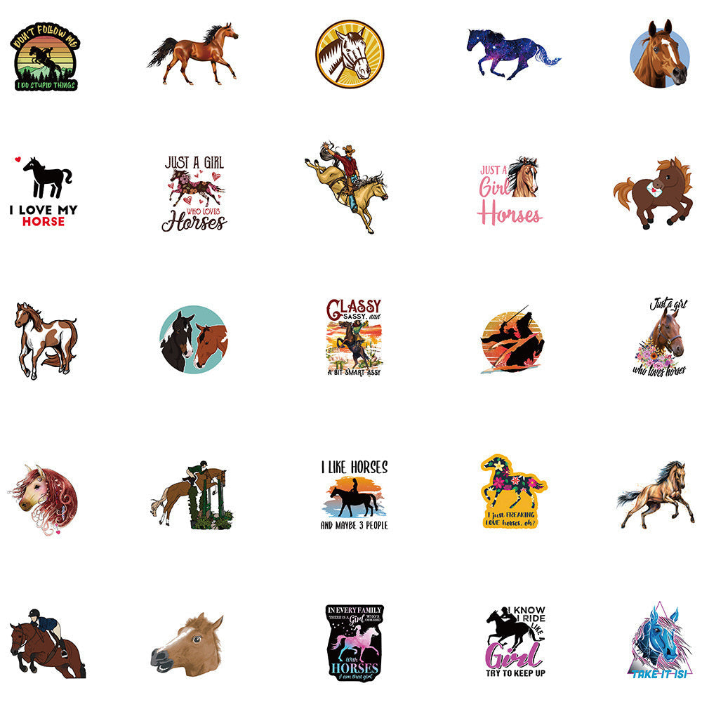 Horse Racing Sports Stickers