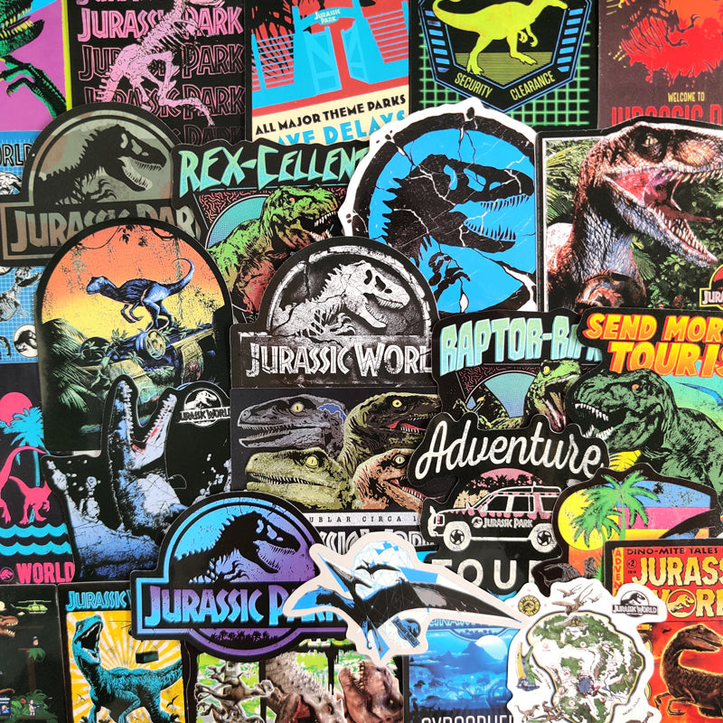 Jurassic Park Dinosaur Animals Stickers