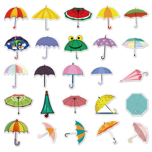 Umbrella Bumbershoot Stickers