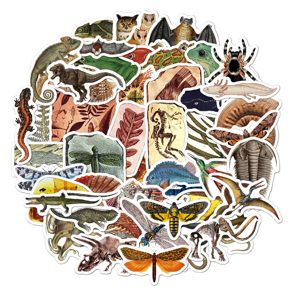 Ancient Creatures Fossil Stickers