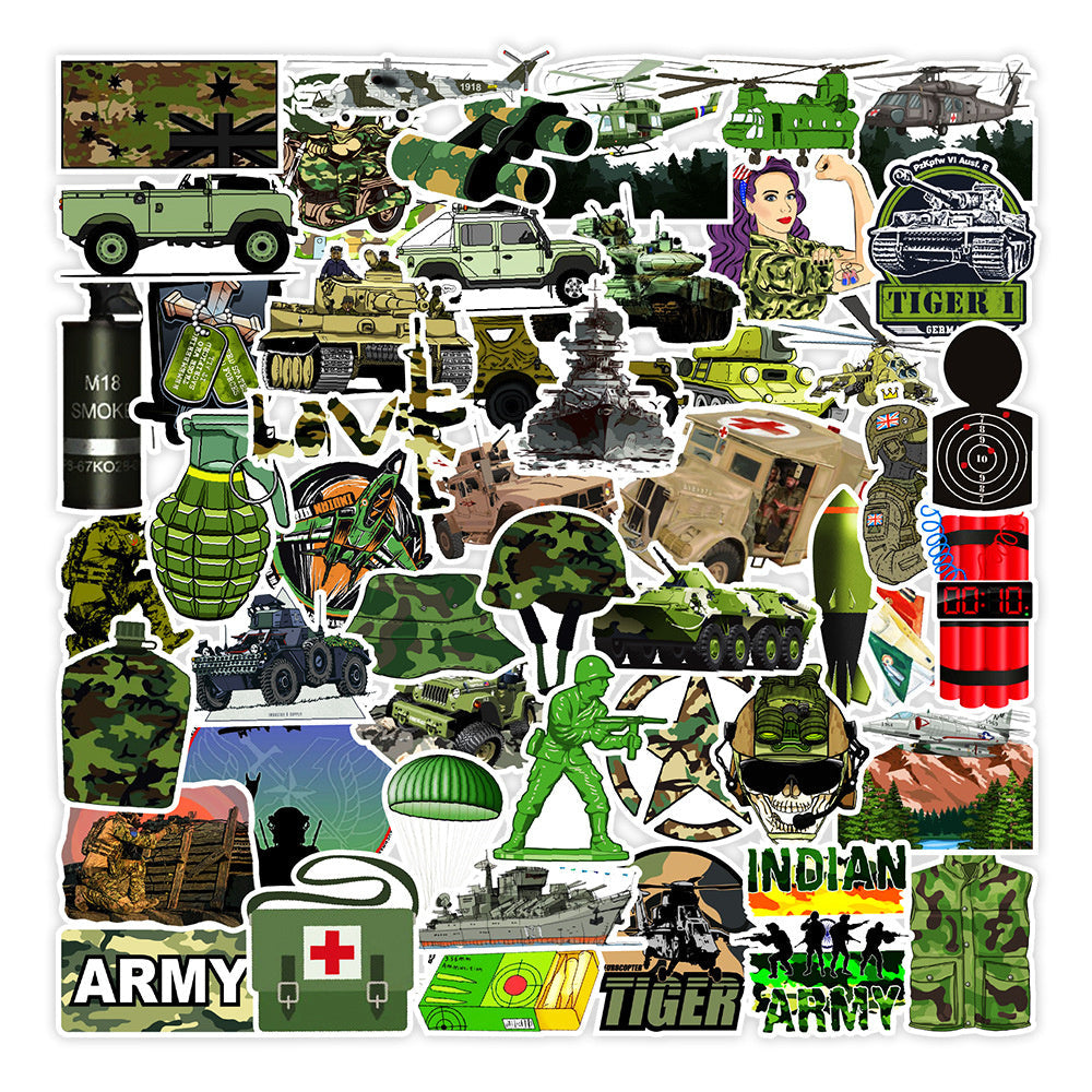 Military Fan Stickers