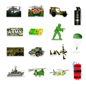 Military Fan Stickers