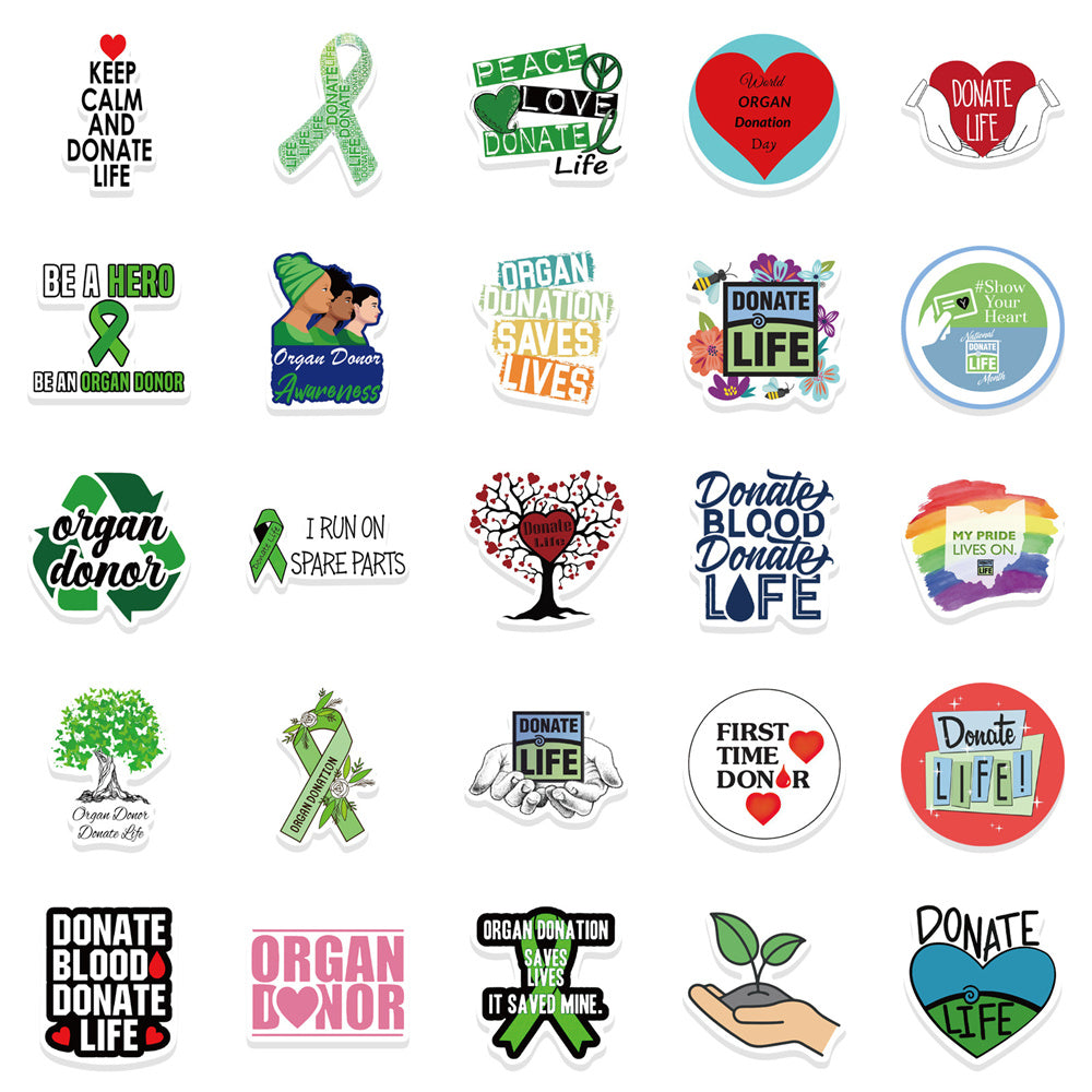 Donate Life Stickers